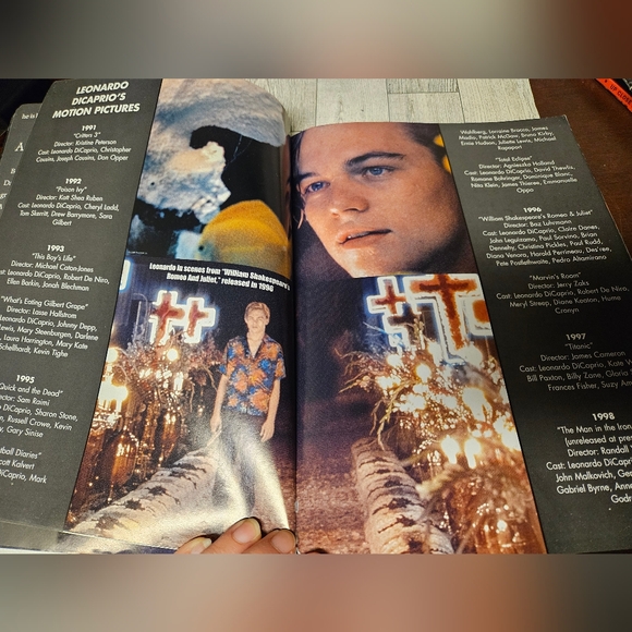 Leonardo DiCaprio Books | Set of 3 | Vintage | 90s | Collectible | - Picture 10 of 15